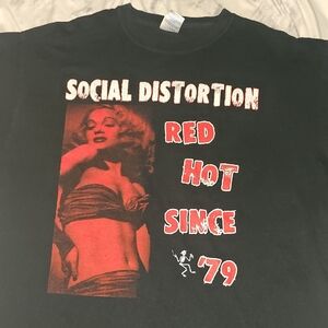 Vintage Social Distortion Graphic T-Shirt